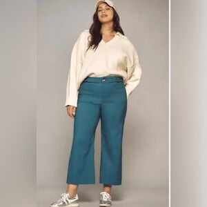 Teal Wide-Leg Women's Pants NWT